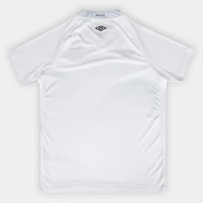 Camisa Infantil Santos I 25/26 s/n Torcedor Umbro - Branco+Cinza