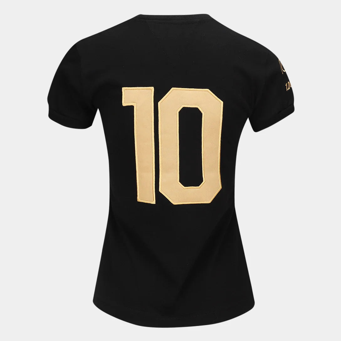 Camisa Santos Pelé Athleta Comemorativa 1000 Gols Feminina - Preto