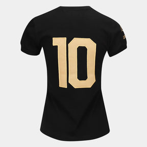 Camisa Santos Pelé Athleta Comemorativa 1000 Gols Feminina - Preto