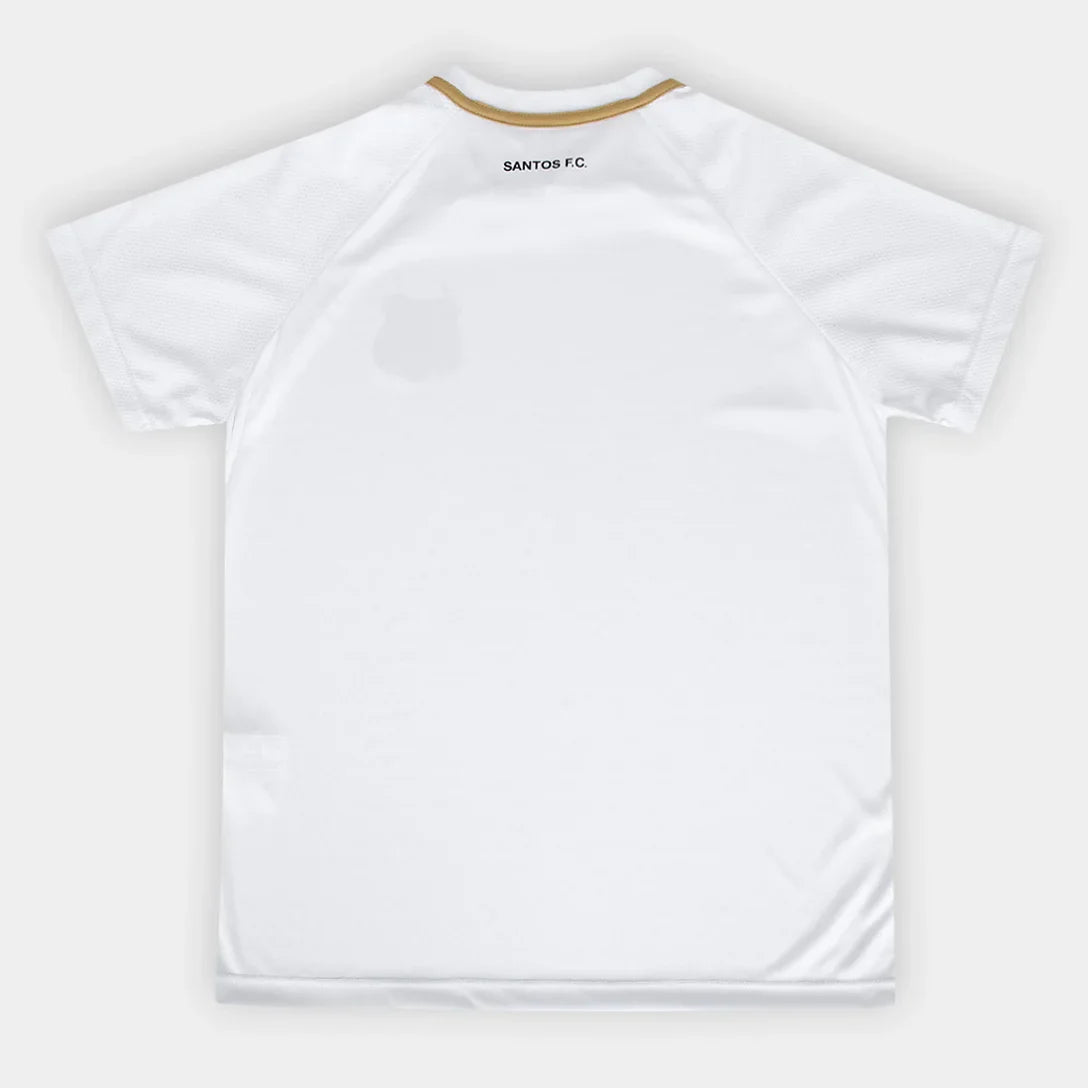 Camisa Santos Braziline Manto Feminina - Branco